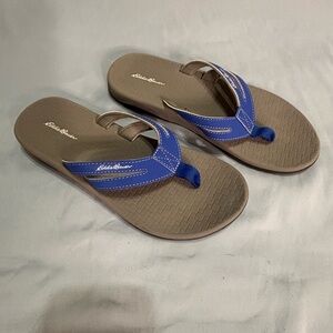 Eddie Bauer *Women's* Blue and Brown Sandals